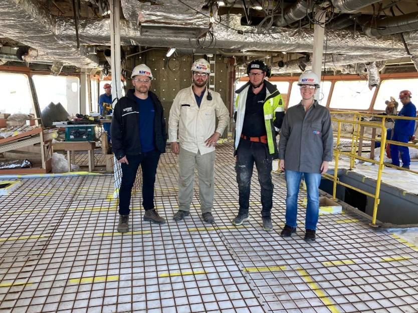 Weber installation at Navship in Brazil