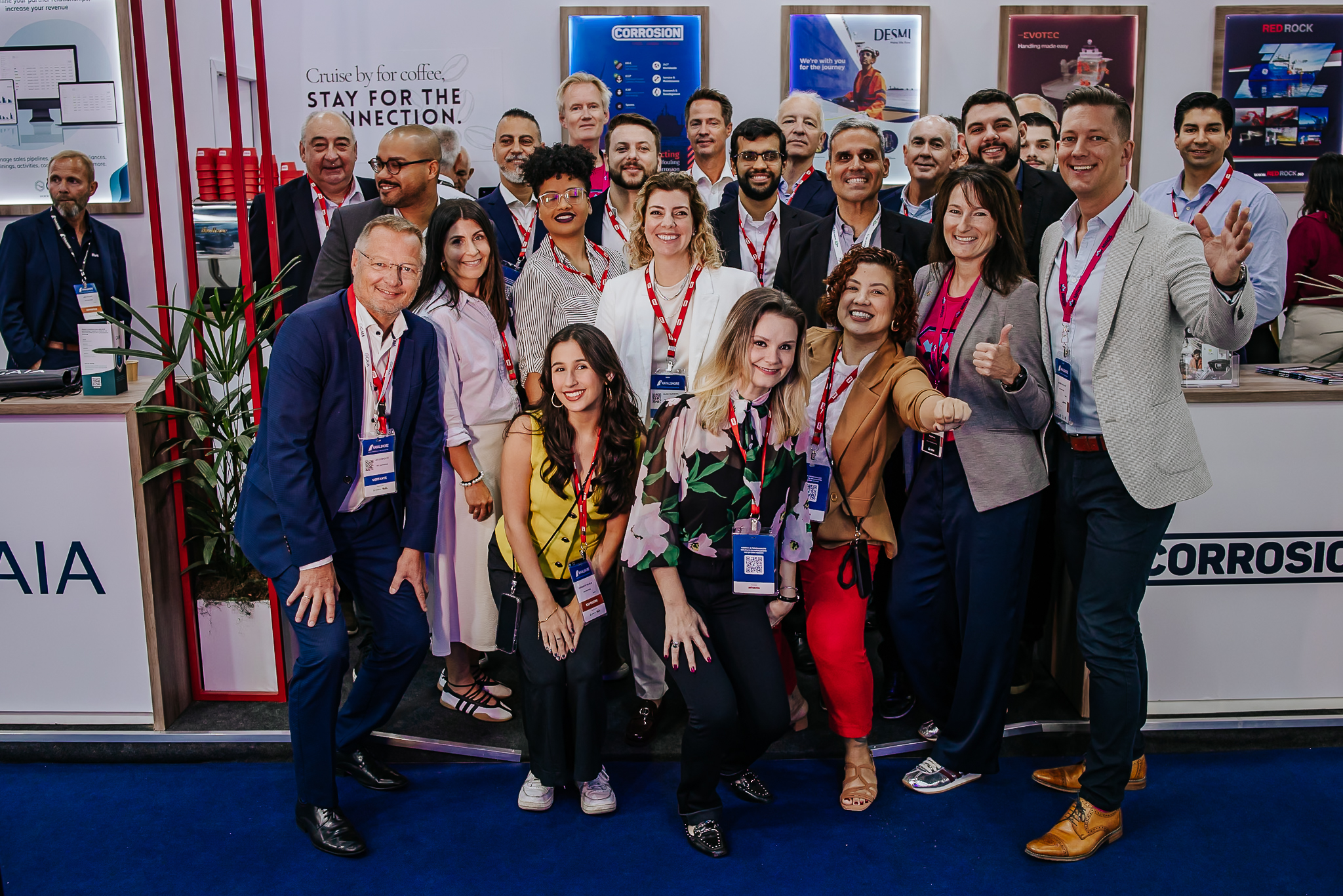 M&O team at offshore energy conference